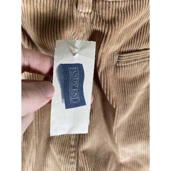 NEW Vintage Lands End Corduroy Pants Womens 30x33 12P Petite Brown High Rise NWT - Picture 15 of 16